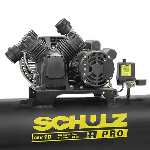 Compressor Pro CSV 10/110 2HP 110L 127V Monofásico Schulz