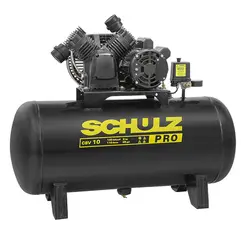 Compressor Pro CSV 10/110 2HP 110L 127V Monofásico Schulz