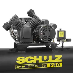 Compressor Pro CSV 10/110 2HP 110L 127V Monofásico Schulz