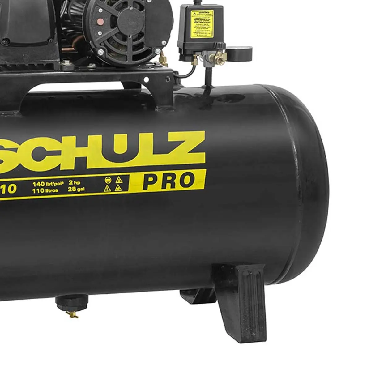 Compressor Pro CSV 10/110 2HP 110L 127V Monofásico Schulz