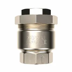 União Check Válvula 1.1/2" Dupla Latão Zeppini