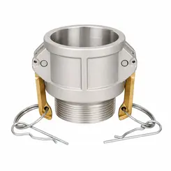 Acoplador Camlock Tipo B 3" Fêmea x Macho Alumínio Bremen 4596