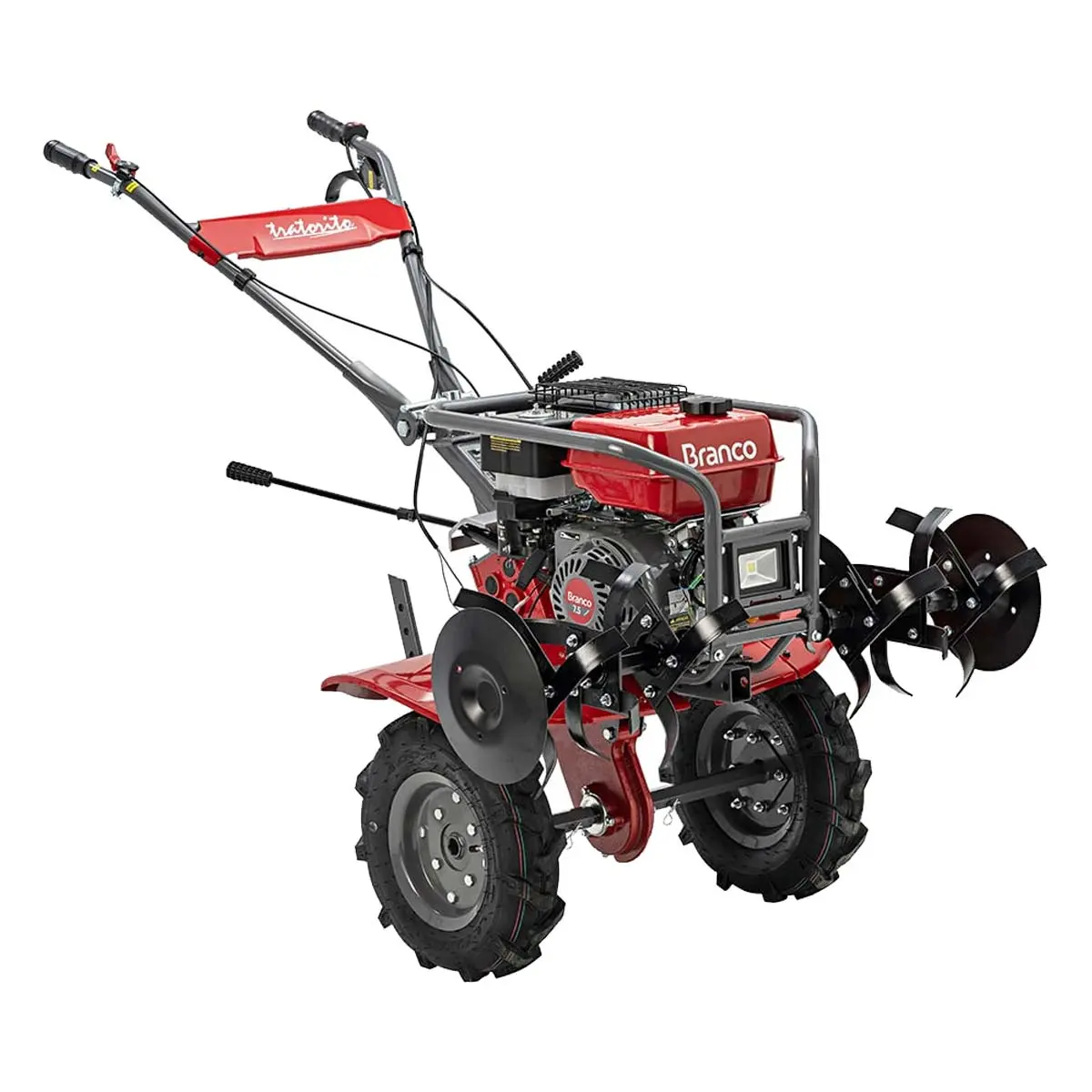 Tratorito Gasolina 7,5CV 800 mm Branco BTTG-75