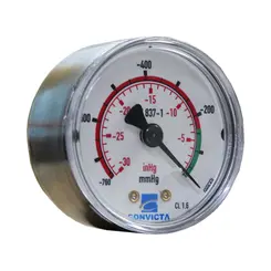 Manovacuômetro 53mm Saída Horizontal