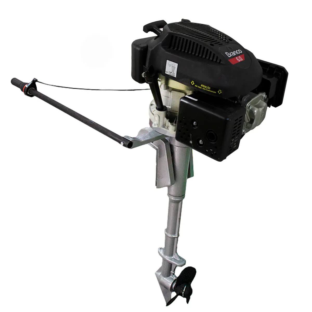 Rabeta Vertical com Motor a Gasolina 6,0 cv Branco