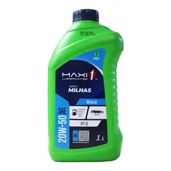Óleo Lubrificante Mineral 20W50 Maxi 1 Milhas