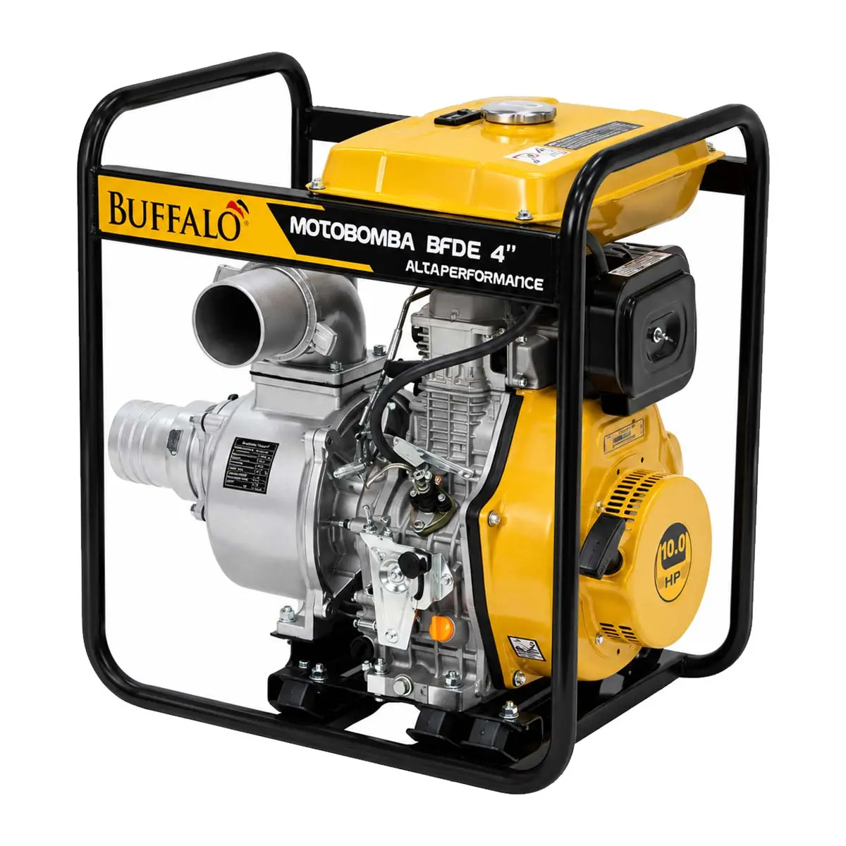 Motobomba BFDE 4" Autoescorvante Diesel 10CV Buffalo