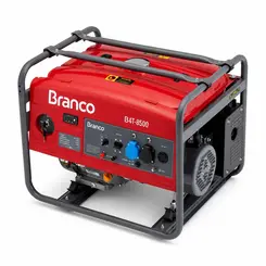Gerador de Energia B4T-8500 7kVA Gasolina 110/220V Branco
