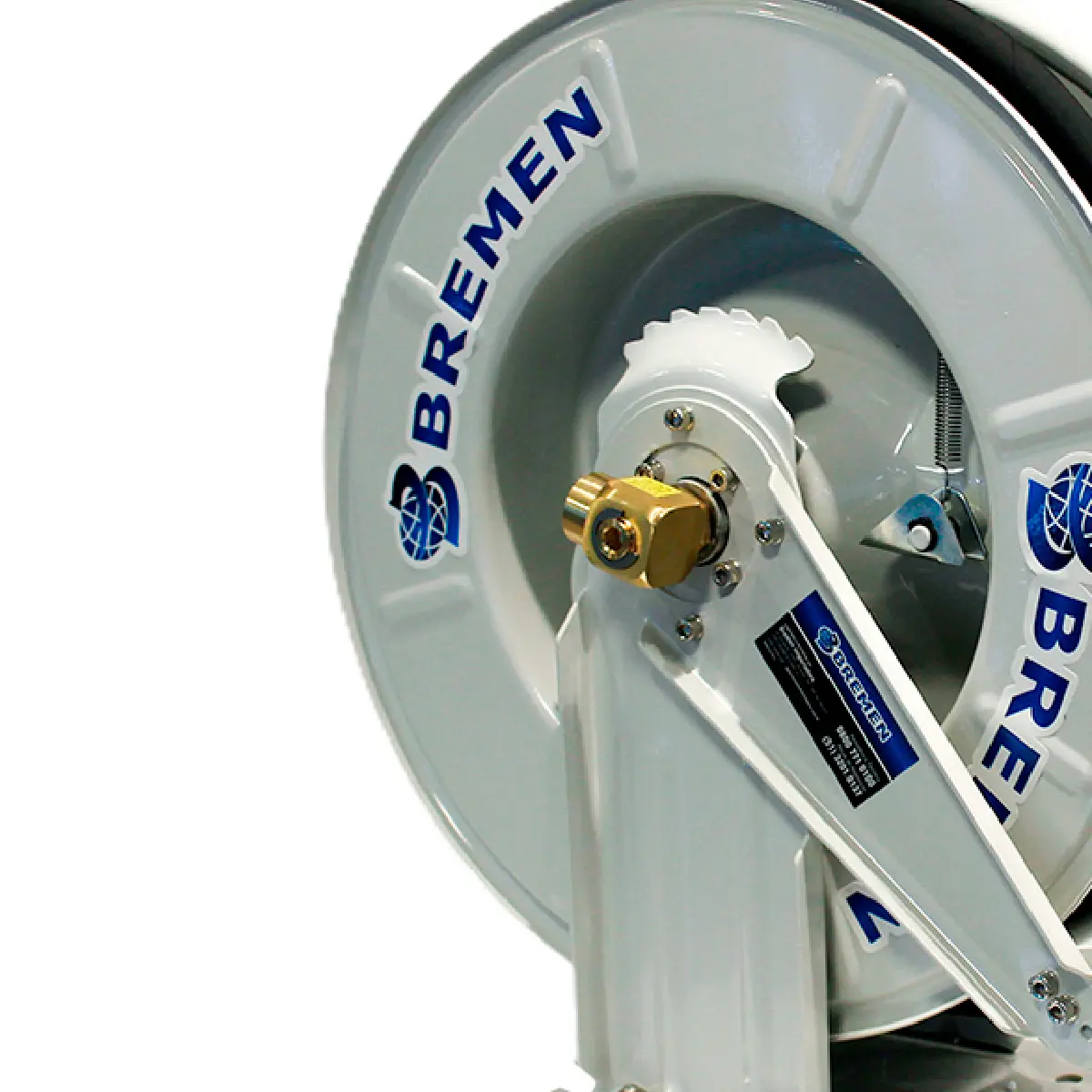 Carretel Aberto Retrátil para Ar e Água com Mangueira 15 m x 3/8" Bremen 76360