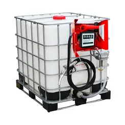Bomba Abastecimento Diesel GEPW 12V 40l/min Reservatório 1000L com Filtro