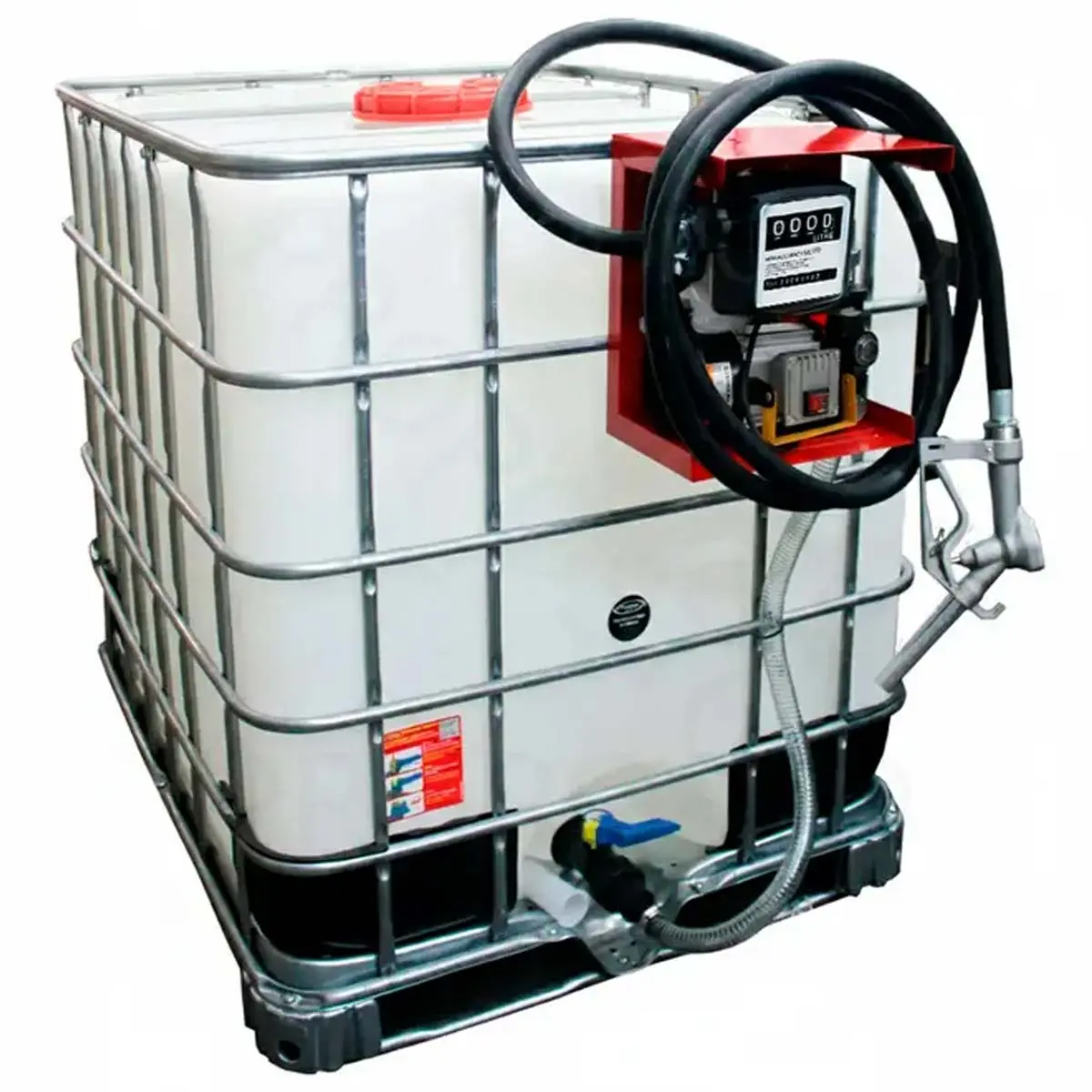 Bomba Abastecimento Diesel GEPW 220V 60l/min com Reservatório 1000L