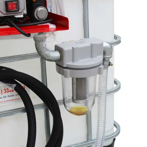 Bomba Abastecimento Diesel GEPW 220V 60l/min Reservatório 1000L com Filtro