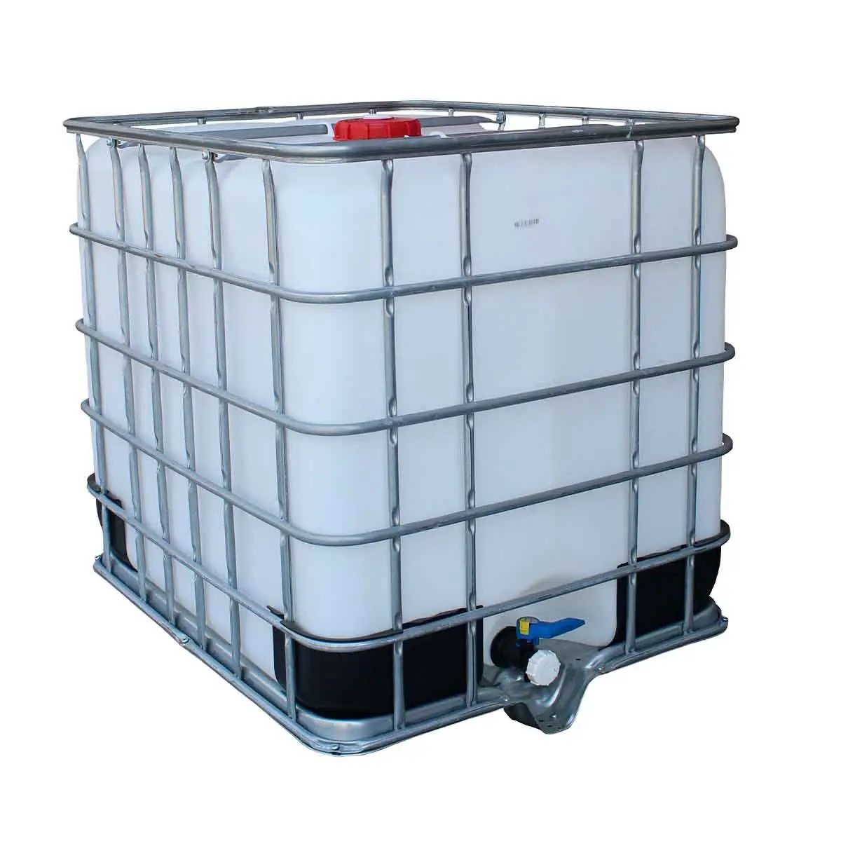 Container 1000L com Kit para Arla 12V 40l/min 155W com Mangueira Bico e Medidor Digital
