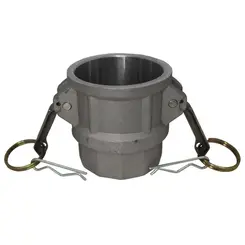 Acoplador Camlock Alumínio Tipo D Fêmea x Fêmea 1" pol Bremen 1605