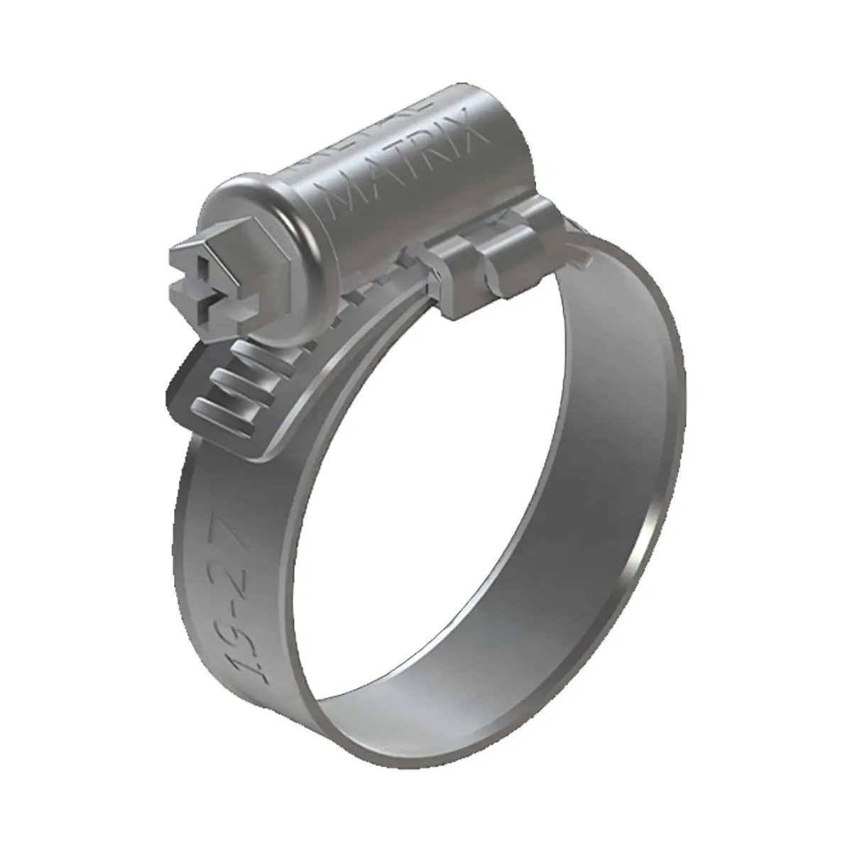 Abraçadeira Metálica 14mm Rosca sem Fim 32 a 44mm