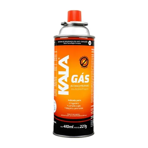 Cartucho De Gás Refil 410ml Kala 12 Unidades