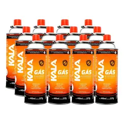 Cartucho De Gás Refil 410ml Kala 12 Unidades