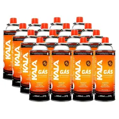 Cartucho De Gás Refil 410ml Kala 16 Unidades