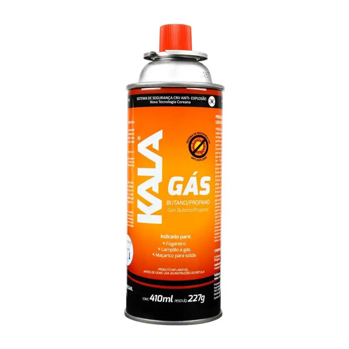 Cartucho De Gás Refil 410ml Kala 16 Unidades