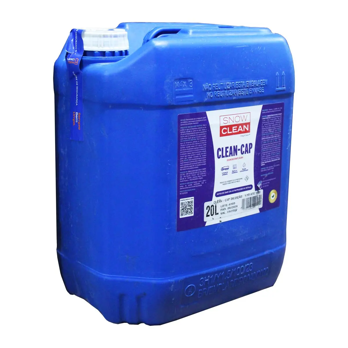 Clean-Cap Desincrustante Ácido 20L Snow Clean