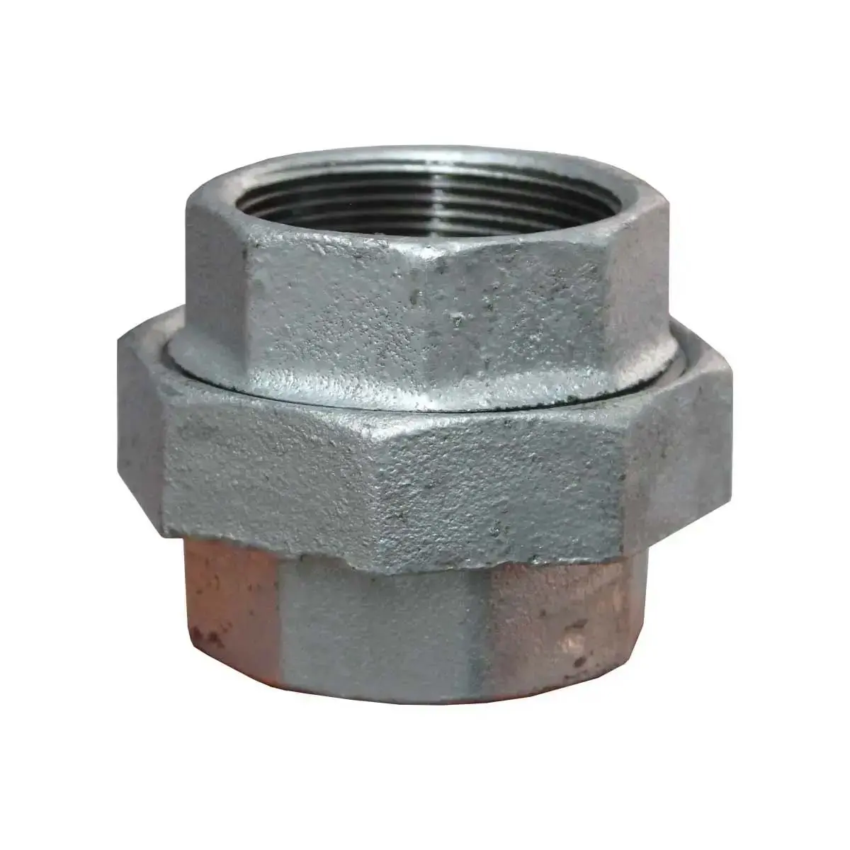 União Galvanizada com Assento em Bronze 1/2 Pol BSP