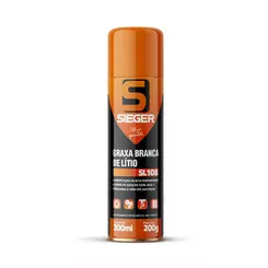 Graxa Branca de Lítio Spray SL108 300ml 200g Sieger