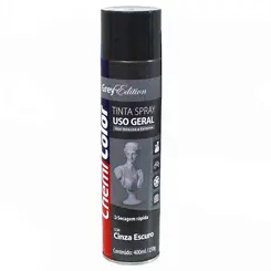 Tinta Spray Uso Geral Chemicolor Cinza Escuro 400ml