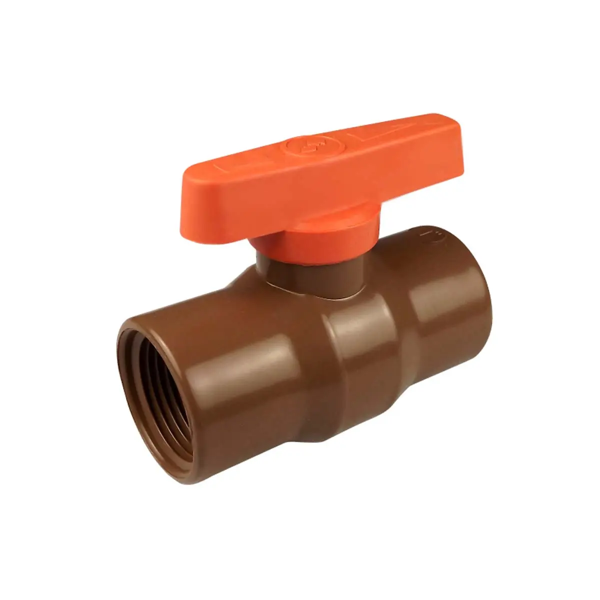 Registro Esfera Roscável 2 Pol PVC Marrom Cipla