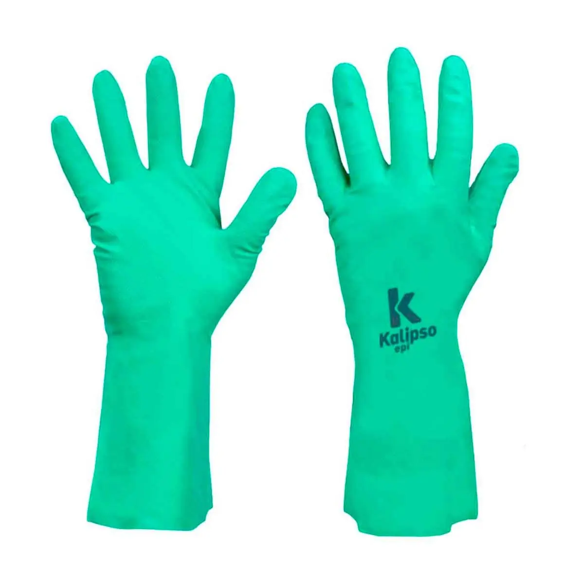 Luva Nitrílica Verde KA-10 Tamanho 11 XXG Kalipso