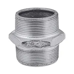 Niple Duplo Galvanizado 3/4 Polegadas BSP