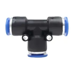 Conexão Pneumática União em T 06mm