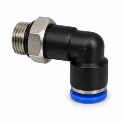 Conexão Pneumática Cotovelo com Rosca 10mm x 3/8"