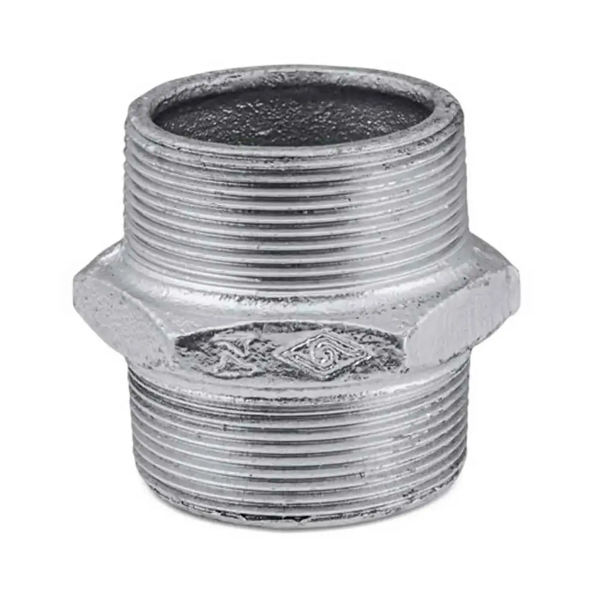 Niple Duplo Galvanizado Dúctil 4 Pol BSP Segurimax