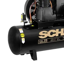 Compressor de Ar Bravo CSL 25BR/200 5,5HP 183L 220/380V Schulz