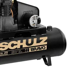 Compressor de Ar Bravo CSL 25BR/200 5,5HP 183L 220/380V Schulz