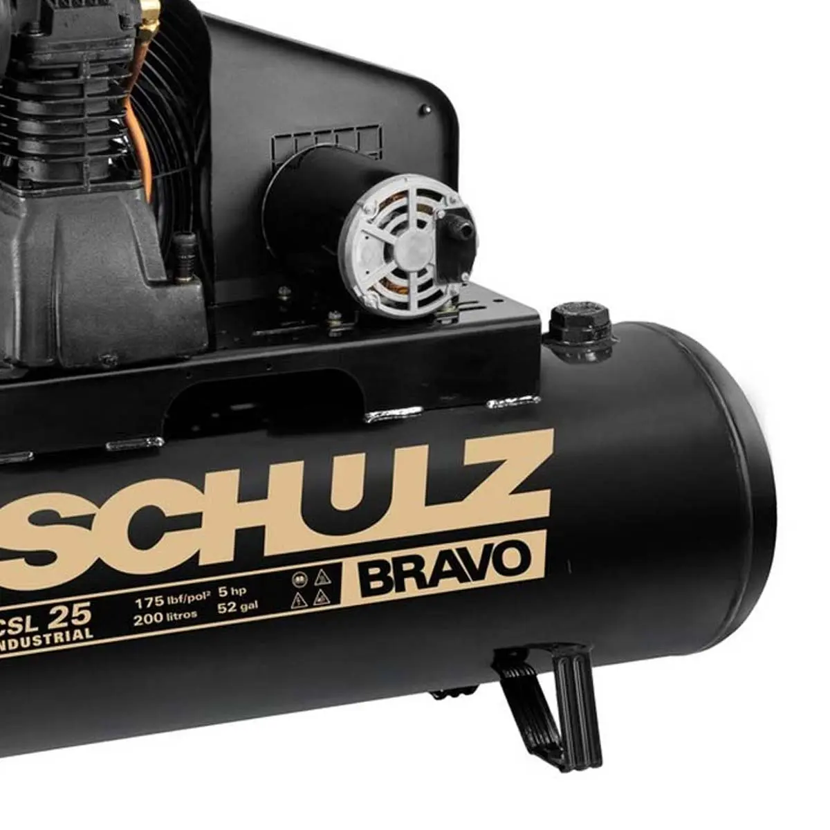 Compressor de Ar Bravo CSL 25BR/200 5,5HP 183L 220/380V Schulz