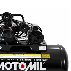 Compressor CMW-15/175 3HP 175L 140Lbs Mono 127/220V Motomil
