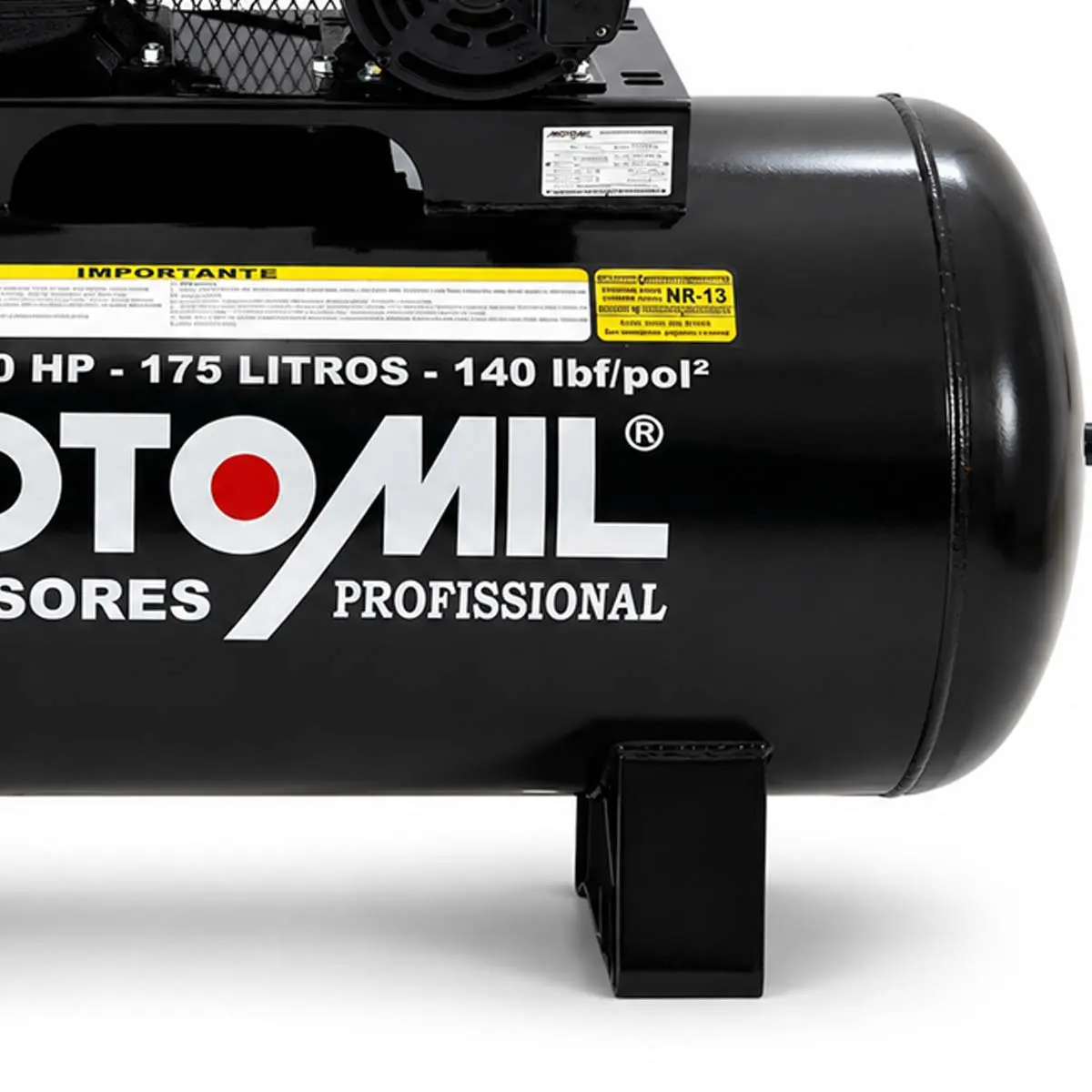 Compressor CMW-15/175 3HP 175L 140Lbs trifásico 220/380V Motomil