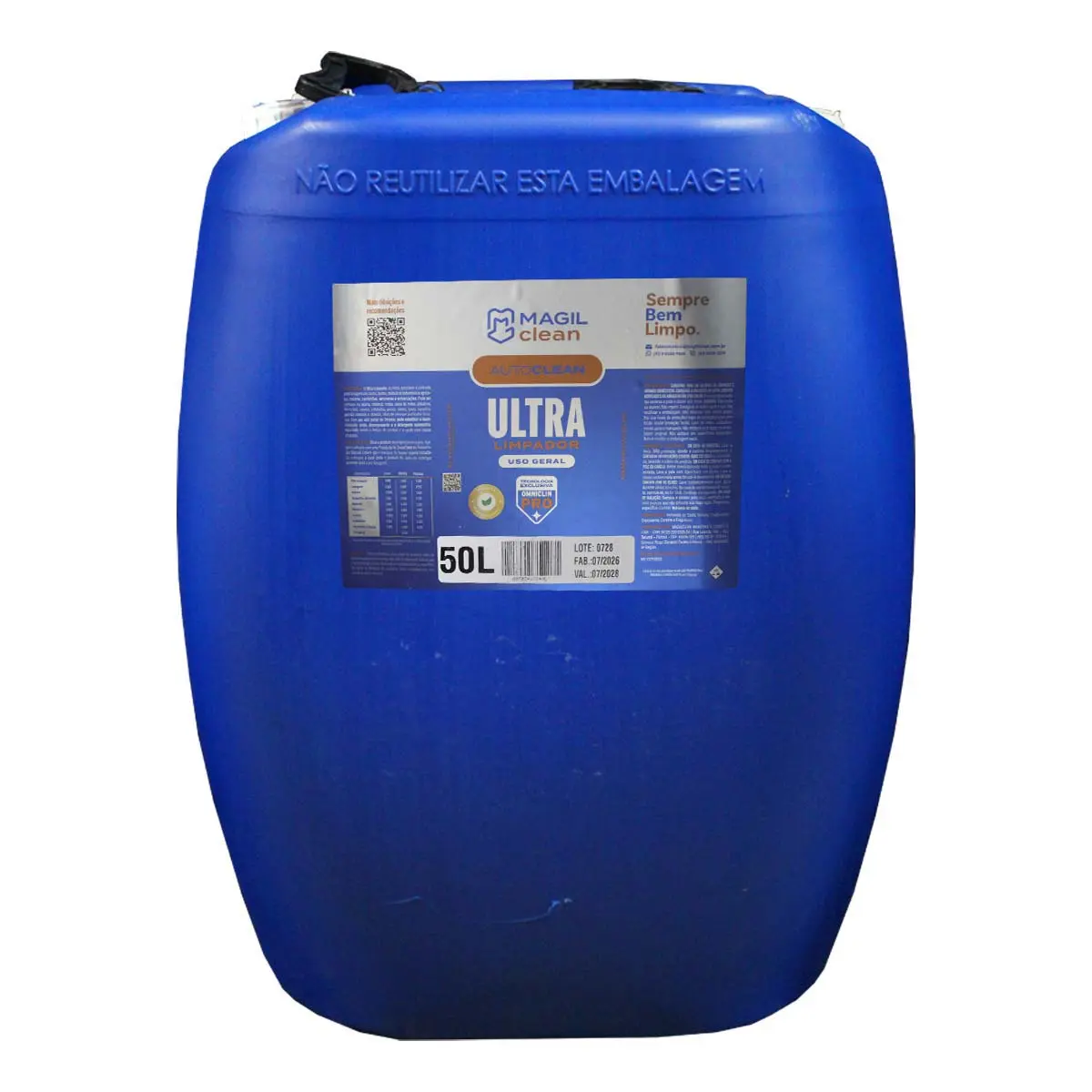 Detergente Ultra Limpador 3x1 Magil Clean 50 L