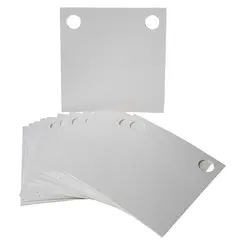 Papel Filtrante 9x9" 2 Furos Caixa de 15 kg