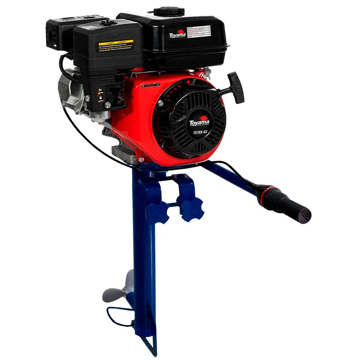 Rabeta Vertical com Motor a Gasolina Toyama 7,0 cv TE70X-G2