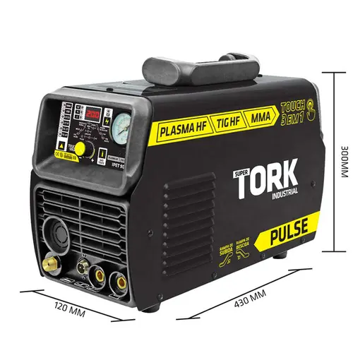 Máquina de Solda Inversora TOUCH 3 EM 1 IPET 9050 Super Tork