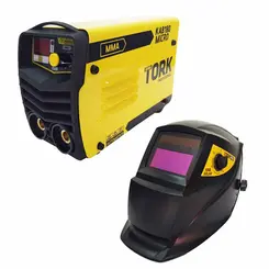 Máquina de Solda Inversora Kab 180 Micro IE 6180 Com Máscara de solda Super Tork