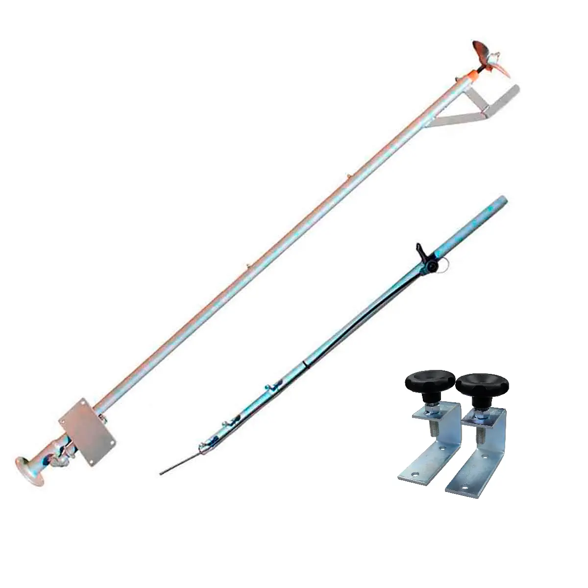Rabeta Horizontal Luxo Completa 1,7 m Cinza Proposto