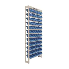 Kit Estante Gaveteiro Azul 60 Gavetas N 3 Presto 93004